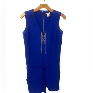 Cache, sleeveless Romper